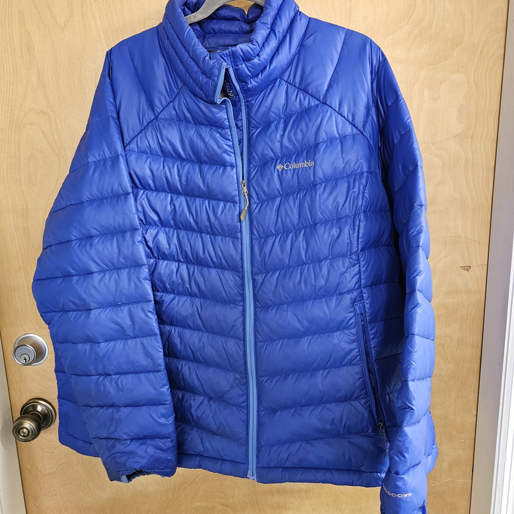 Columbia Blue Puffer Jacket